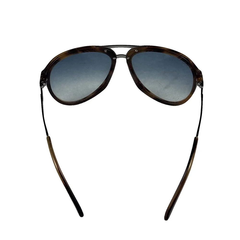 GUCCI GG0015S TORTOISE BROWN AVIATOR SUNGLASSES WITH CASE ITALY
